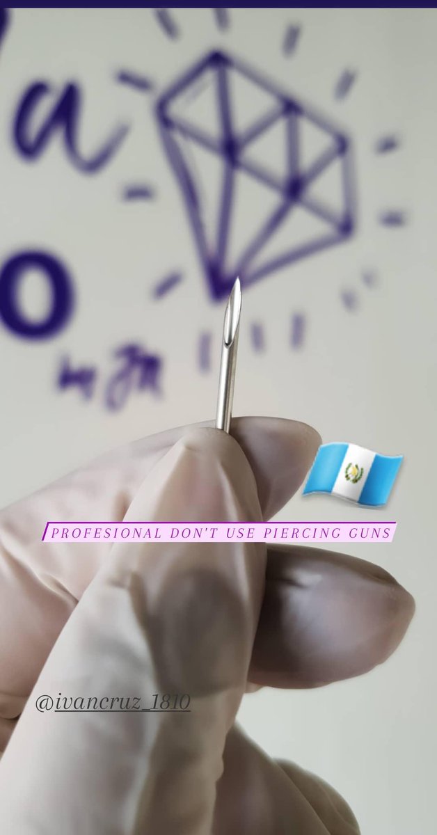andromeda_gt's tweet photo. Lo único seguro para perforar son cánulas para perforación

No pistolas 
No catéter 
No arete con punta

Cuidado con los "profesionales" que ponen en riesgo la salud https://t.co/6Gqss9SWIy