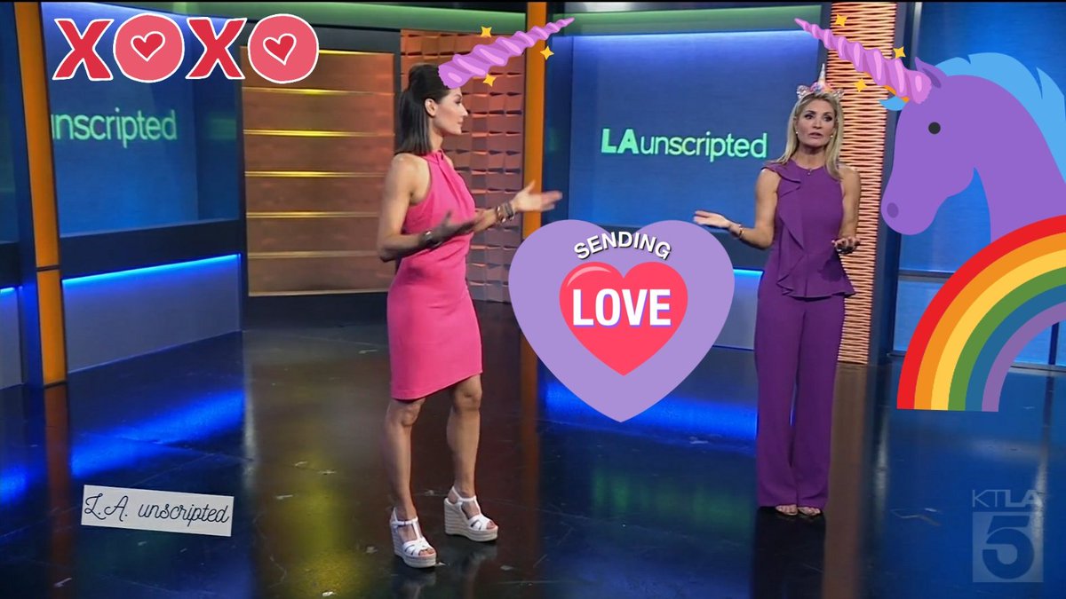 watchertv2000's tweet image. Unicorns 🦄 🦄 🦄 playing around with horns i wanna play too @DaynaDevon #LAUnscripted @libertechan