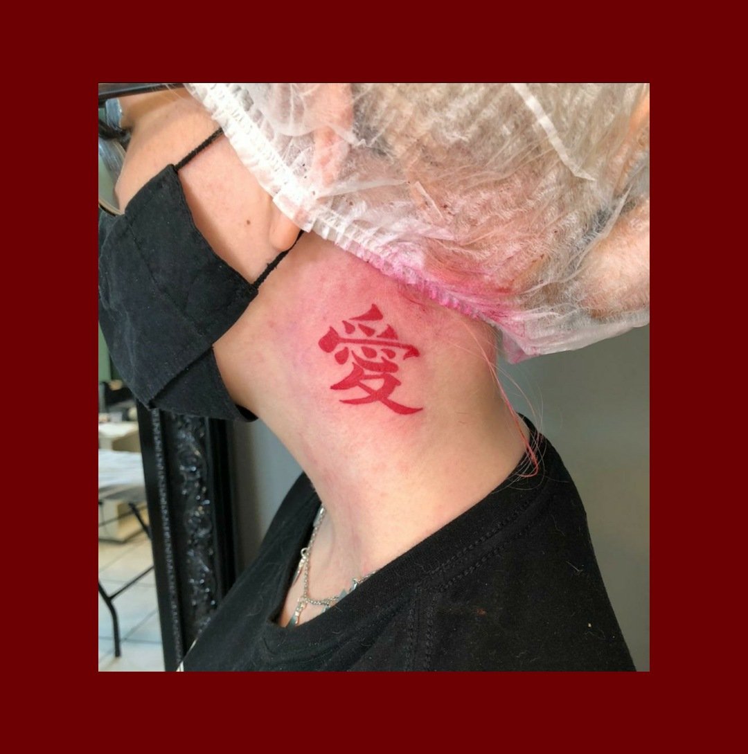 kanji gaara tatuagem