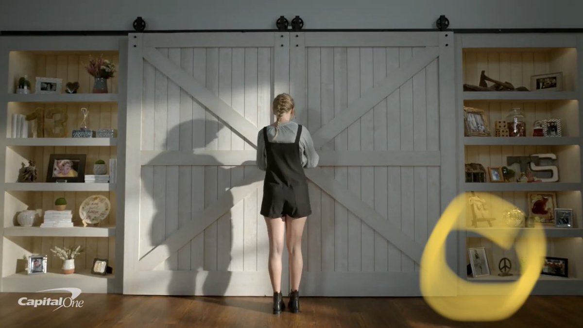 colleenumw's tweet photo. Sooo has everyone already gone back and realized that Marjorie was in the Capital One commercial?? 👀 @taylorswift13 @taylornation13 #evermorealbum #Marjorie https://t.co/1gNLRZKQvj