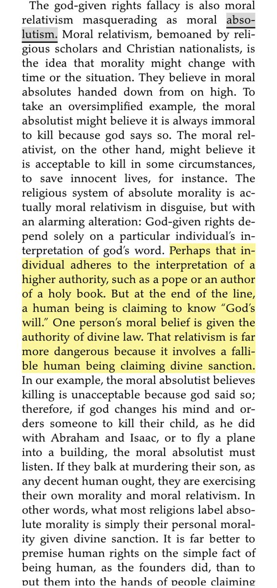 At the risk of repeating myself yet again and people ignoring the whole argument here as they did in the thread, preferring instead to focus on one of the tweets... here's bit more elaboration from The Founding Myth: