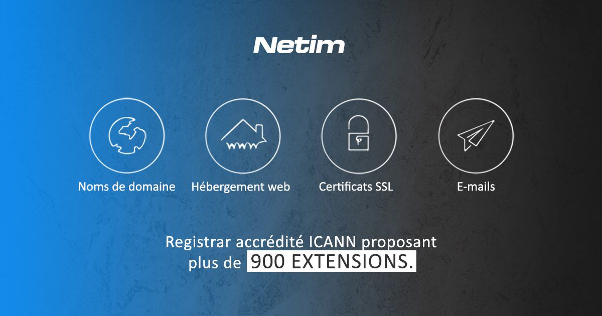 ReussirEnFr's tweet photo. Enregistrez votre nom de domaine en .FR avec Netim, l'hébergement est offert ! https://t.co/dCNKmldFJf 👀
#RéussirenFr #nomdedomaine #Netim #online #digital https://t.co/eTkRP29llH