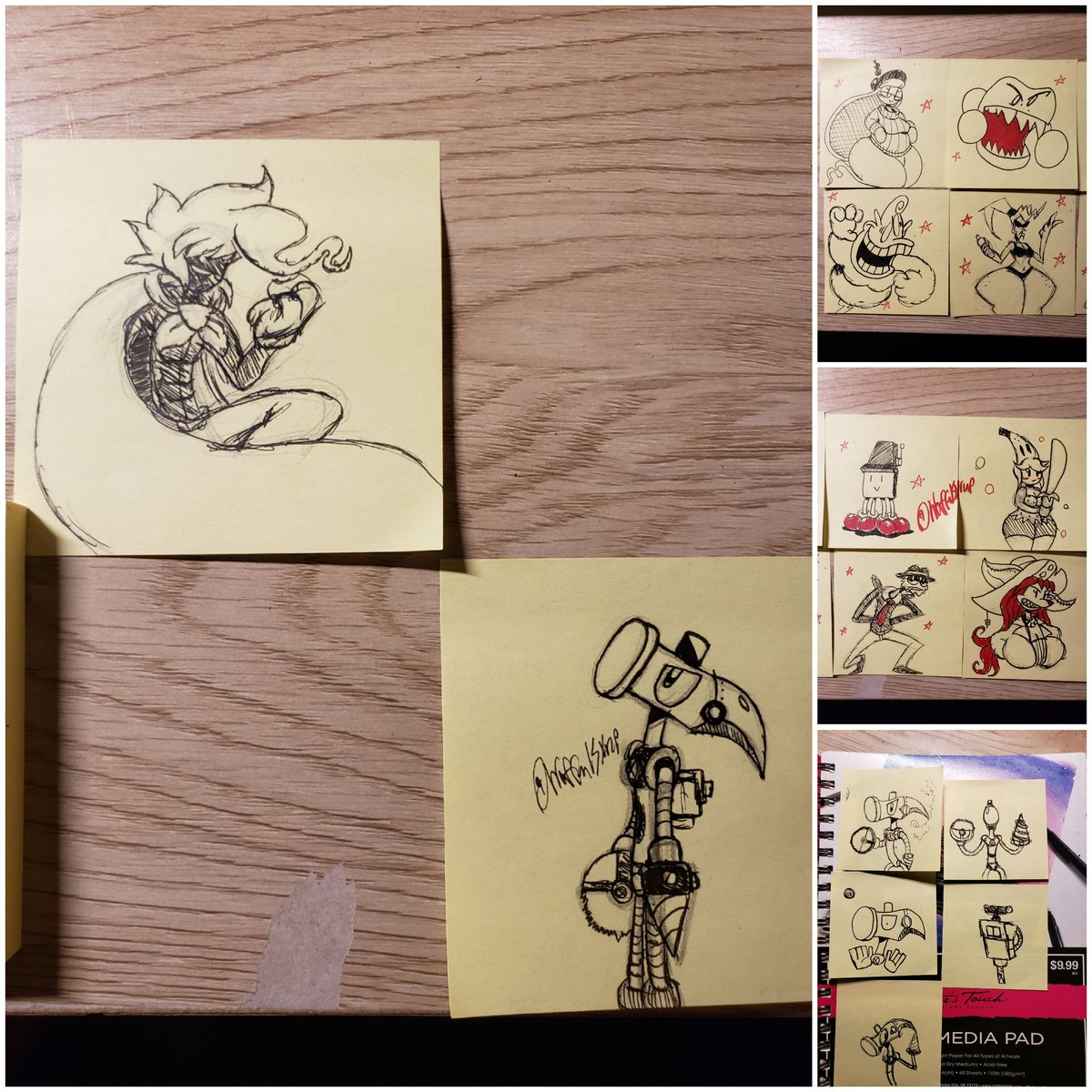 Yeah these and some others were all on sticky notes https://t.co/6AOoR4S73f 