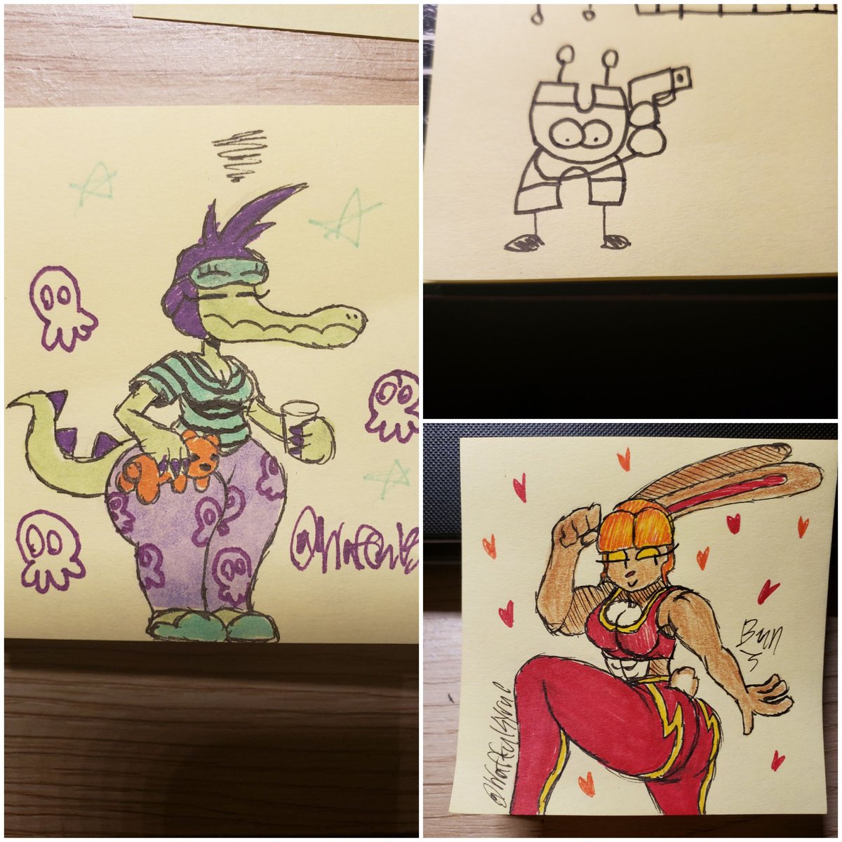 Yeah these and some others were all on sticky notes https://t.co/6AOoR4S73f 