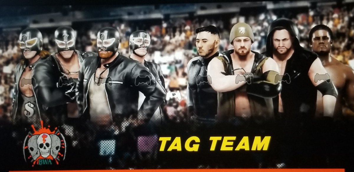 RealBWA1's tweet photo. Now it is time for one of the biggest matches we have had in awhile on #FridayNightFights. All of #TheAces taking on all of #SVCYouLater! https://t.co/sq7FSUbSUJ