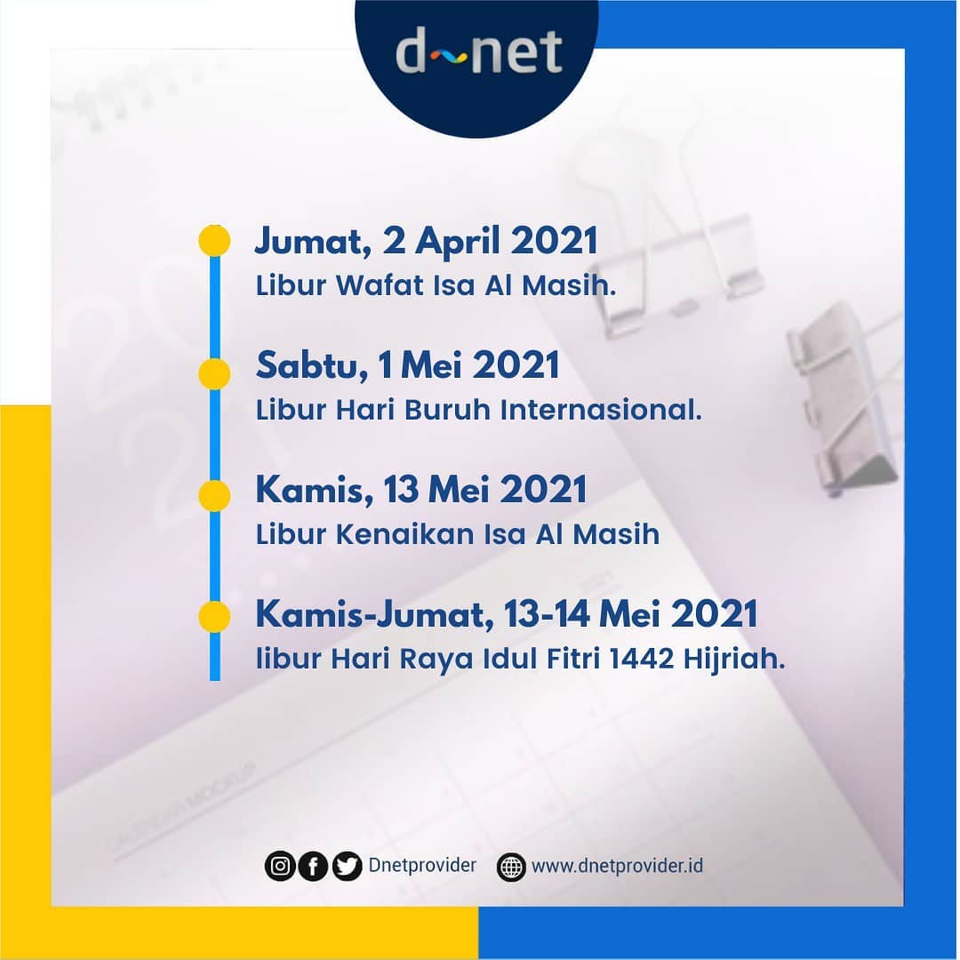 dnetprovider's tweet photo. Sudah berencana liburan 2021? Yuk save dulu tanggal penting di bawah ini 👇 https://t.co/OyqcWjtgDH