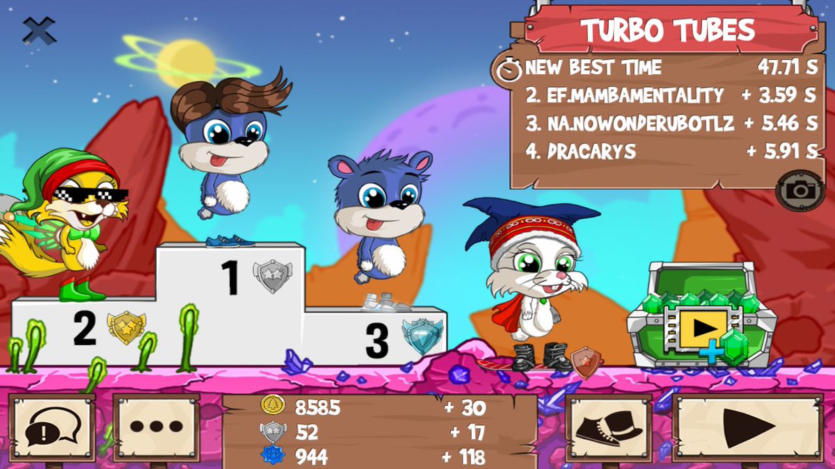 Selendangbiru7's tweet photo. I just beat a golden fox! #funrun2 https://t.co/qmEOiWfEAx https://t.co/mlhbwTMuvf