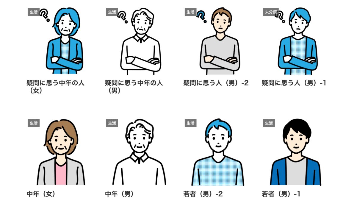 小林 I Web Designer בטוויטר ちょうどいい テイストのイラスト配布サイト T Co Qs9awxacsc