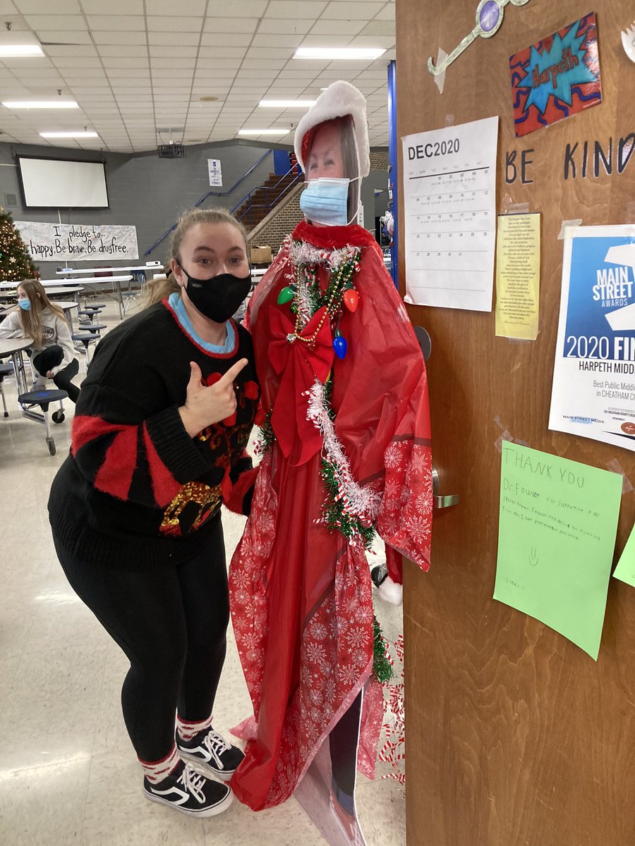 HMSIndians's tweet photo. Who even knows where #festivefowler is now??? π #onemoreday #ccsdtn #spreadholidaycheer #inyourcorner #levelup #challengeaccepted @lindsaygreece https://t.co/if6UcpXNG5