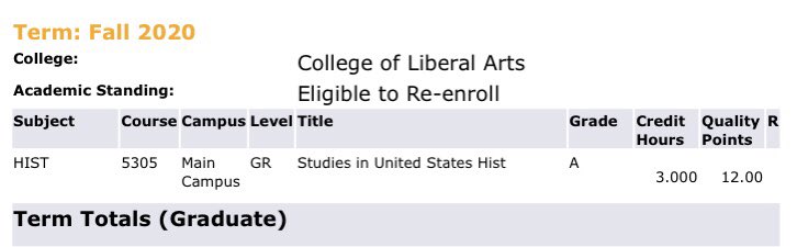GRodriguez_AHS's tweet photo. Starting grad school the same semester I started teaching was definitely a challenge 😬 I’m ready to take on two classes in the spring! 😤⛏♦️🇺🇸🔹@UTEP #HistoryMA #TeamSISD #BlazerNation https://t.co/e9HmIrddAa