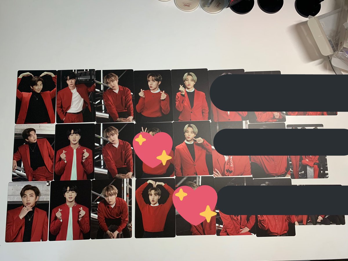 jeonsmyeuphoria's tweet image. Is anyone interested in buying any of these PCs that aren’t covered? $6+$1 stamped or $6+$4 with tracking! Please message me!! 🥺🥺🥺💓💓💓 #btspcs #btsminipcs #btsonepcs