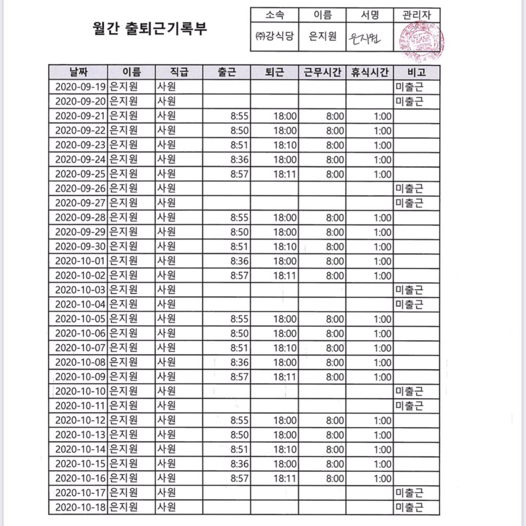 친구가 #고용노동부 #청년디지털일자리사업 신청하는데 신청서 예시 다운받고 기절 ㅋㅋㅋ 담당자님 백퍼 은수니각 ㅋㅋㅋ 역시 은수니 이즈 에브리웨어 ㅋㅋㅋ

#은지원 #EUNJIWON #G1
