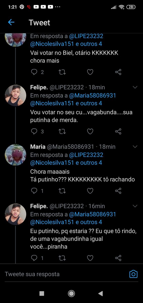 Maria58086931's tweet photo. @LIPE23232 @MalfoySis @Nicolesilva151 @helodoisn @thebrunocortes @Biel É... Dá pra ver
KKKKKKKKKK se perdeu https://t.co/WzKl5Jxbcv