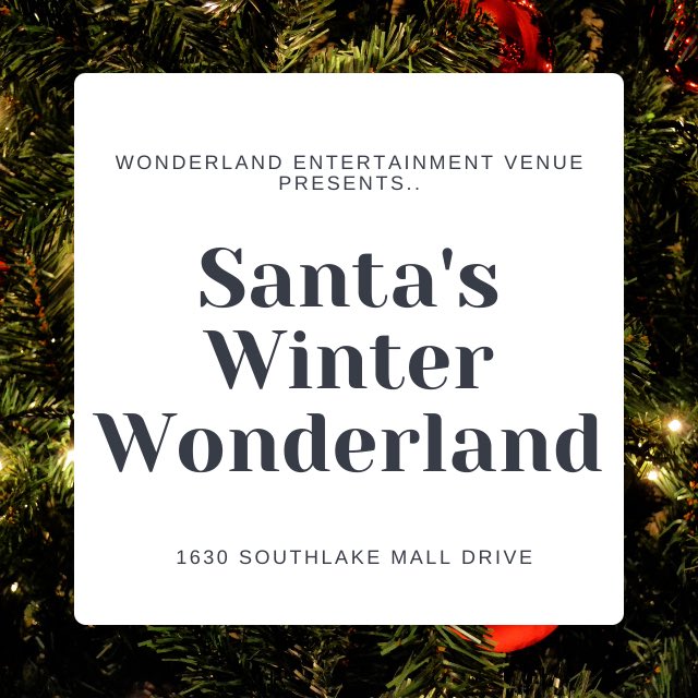 NwiWonderland's tweet photo. Come stop by our current attraction, “Santa’s Winter Wonderland”! This lovely space has been utilized to create lots of photo opportunities 😃🎄 We cannot wait to see you! https://t.co/RTs0loiQGY