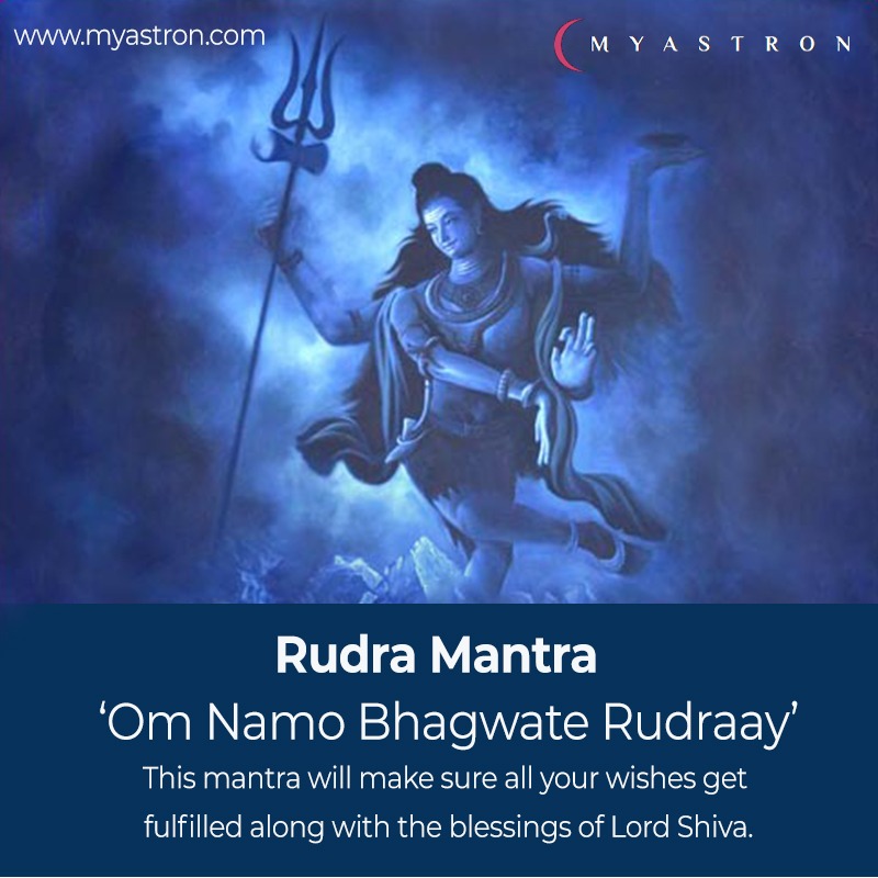 This matra will make sure all your wishes get fulfilled along with the blessings of the Lord Siva.
#RudraMantra 'OM NAMO BHAGWATE RUDRAAY'
Read More:-myastron.com
#myastronastrology #indianastrology #astrology