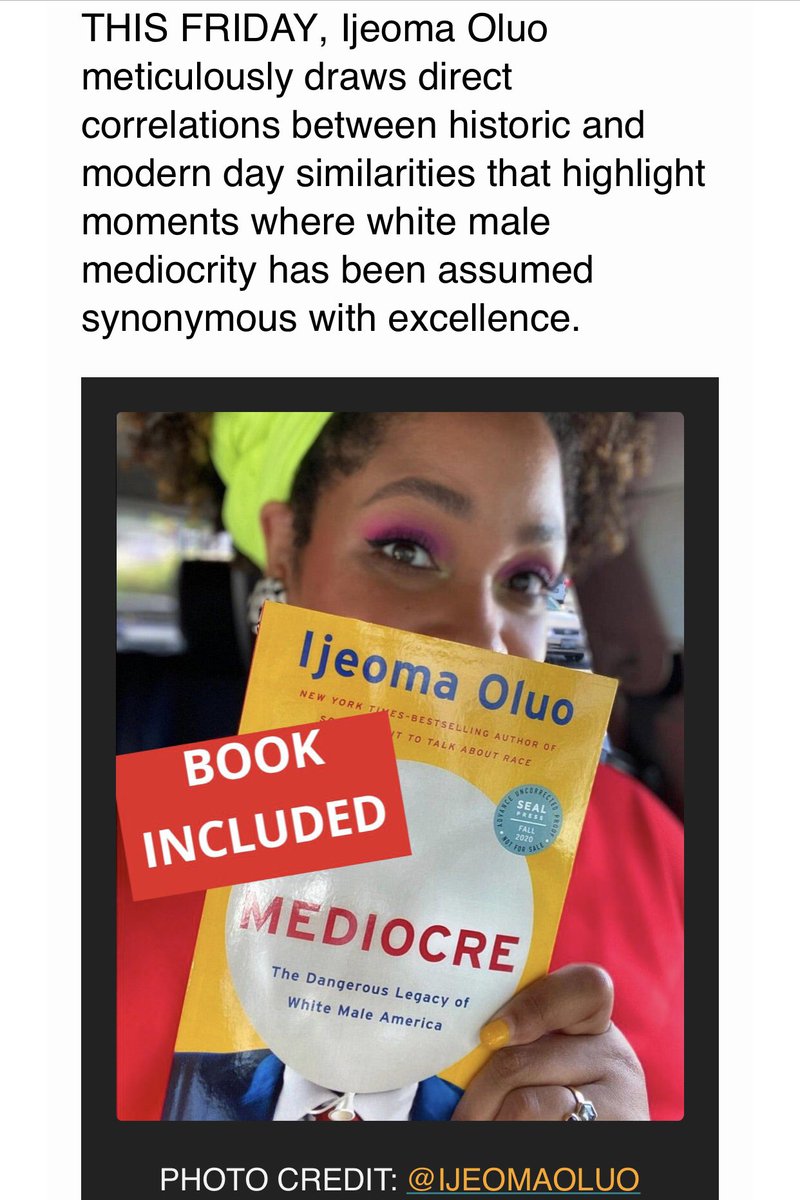 EliaMagazine's tweet photo. here’s crowdcast link for a discussion with author Ijeoma Oluo! hosted by an indie black-owned bookstore !
pictures below with [what we think are] highlight points!: 

https://t.co/BCXQPXsXv3 https://t.co/wOkRAmZ0qm