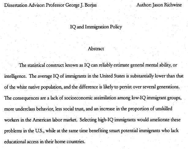 This is a dissertation for a Harvard Public Policy Ph.D. from 2009...