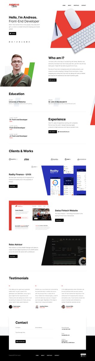 IislSoftware's tweet photo. Check out our free Portfolio and CV WordPress theme IISL Theme ! Find all details in our IISL Digital Magazine.
We hope you will love IISL as much as we do.
You can see the demo of IISL here. And the full source code is on Github [https://t.co/krbtjDvwfl] for you to download. https://t.co/5yp0Nc70QV