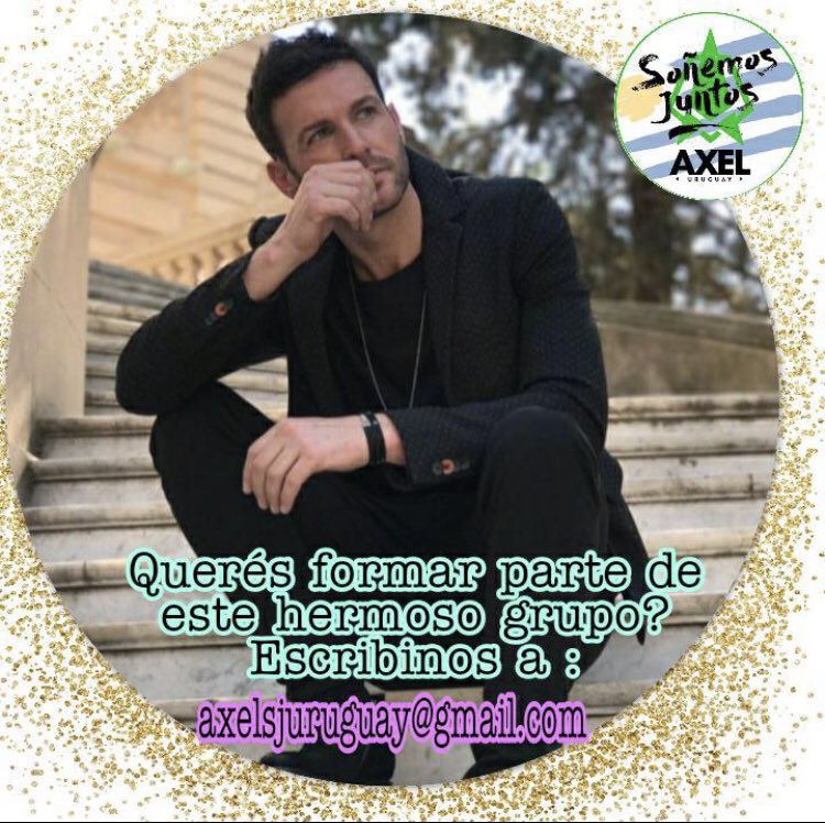 AxelSJUruguay's tweet photo. Si te gusta @AxelOficial te invitamos a unirte a este lindo grupo enviándonos un mail! 😊 https://t.co/sw1jL6EHo0