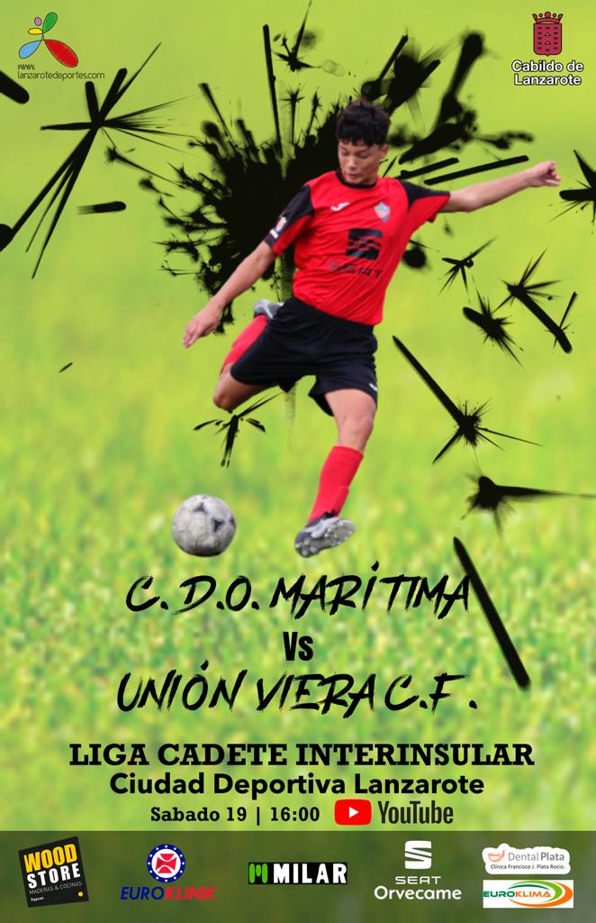 Retrasmitimos el próximo partido de la categoría Liga Cadete interinsular de las Palmas entre el <a href="/CDOMaritima/">Orientación Marítima</a>  vs @CFUNIONVIERA 

Suscríbete a nuestro canal de YouTube si no quieres perdértelo.

youtube.com/channel/UCLo6D…