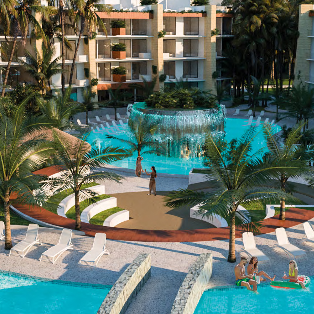 Pla_Construye's tweet photo. Mayakaan Residences
Complejo residencial en Puerto Morelos de 6 torres con 49 unidades cada una. Diseñadas con detalles como contrafuertes de roca caliza de Q. Roo, mosaicos de talavera de Puebla, artesanías bordadas a mano de Chiapas y Oaxaca, o lámparas de ónix de Zacatecas. https://t.co/Z9NN9dBF3n