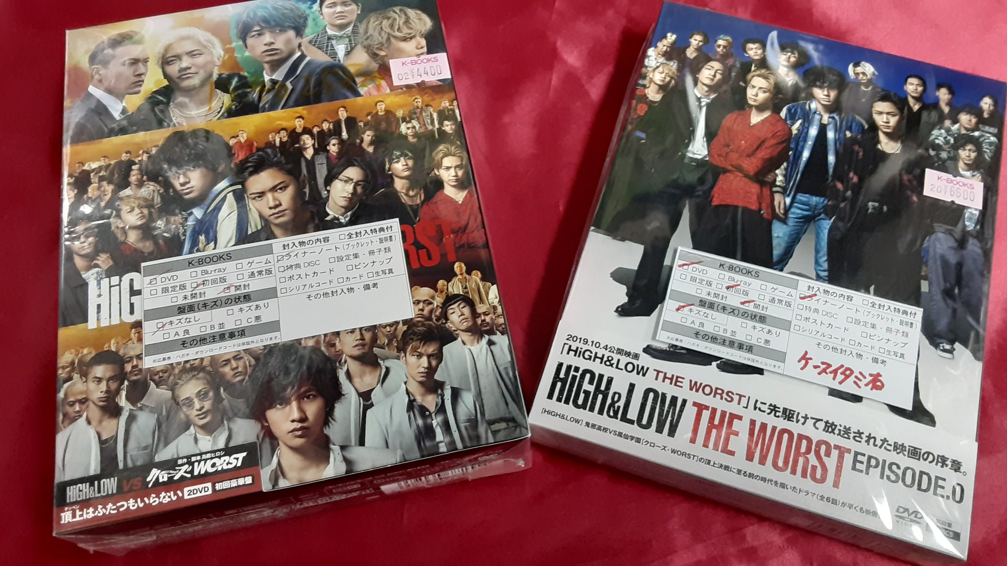 新品未開封★ HiGH&LOW THE WORST X [DVD]
