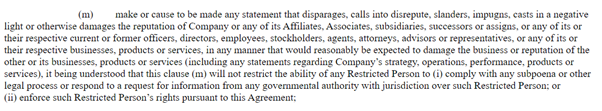 6/n Alta Fox cannot speak out against the tender offer: