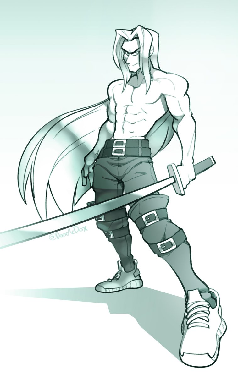 Sephiroth with tha Yeezys