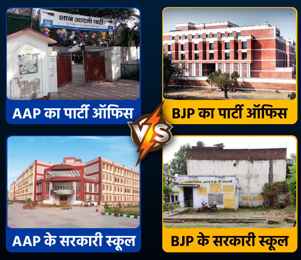 अंतर साफ है!!

क्योंकि आम आदमी पार्टी जनता का पैसा जनता पर ही खर्च करती है।