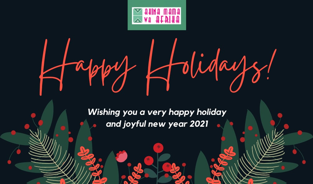 2020 has in so many ways, been an incredible year and it's time for us at @amwaafrika1 to take a much-needed rest to revitalize, rejuvenate and re-energize. Our offices will be closed until Monday, January 18, 2021. Wishing you and your loved ones safe, healthy & happy holidays.