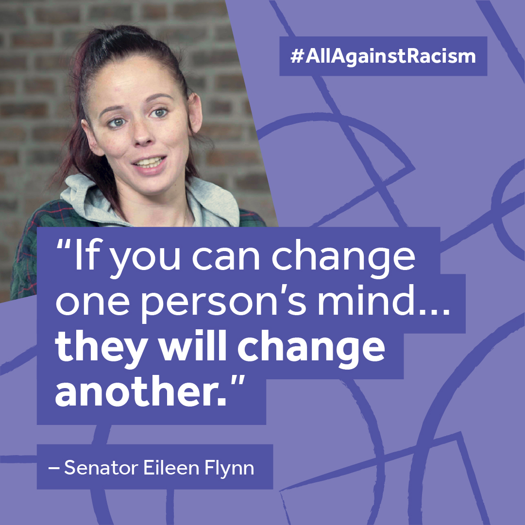 “If you can change one person’s mind, they will change another” Senator Eileen Flynn