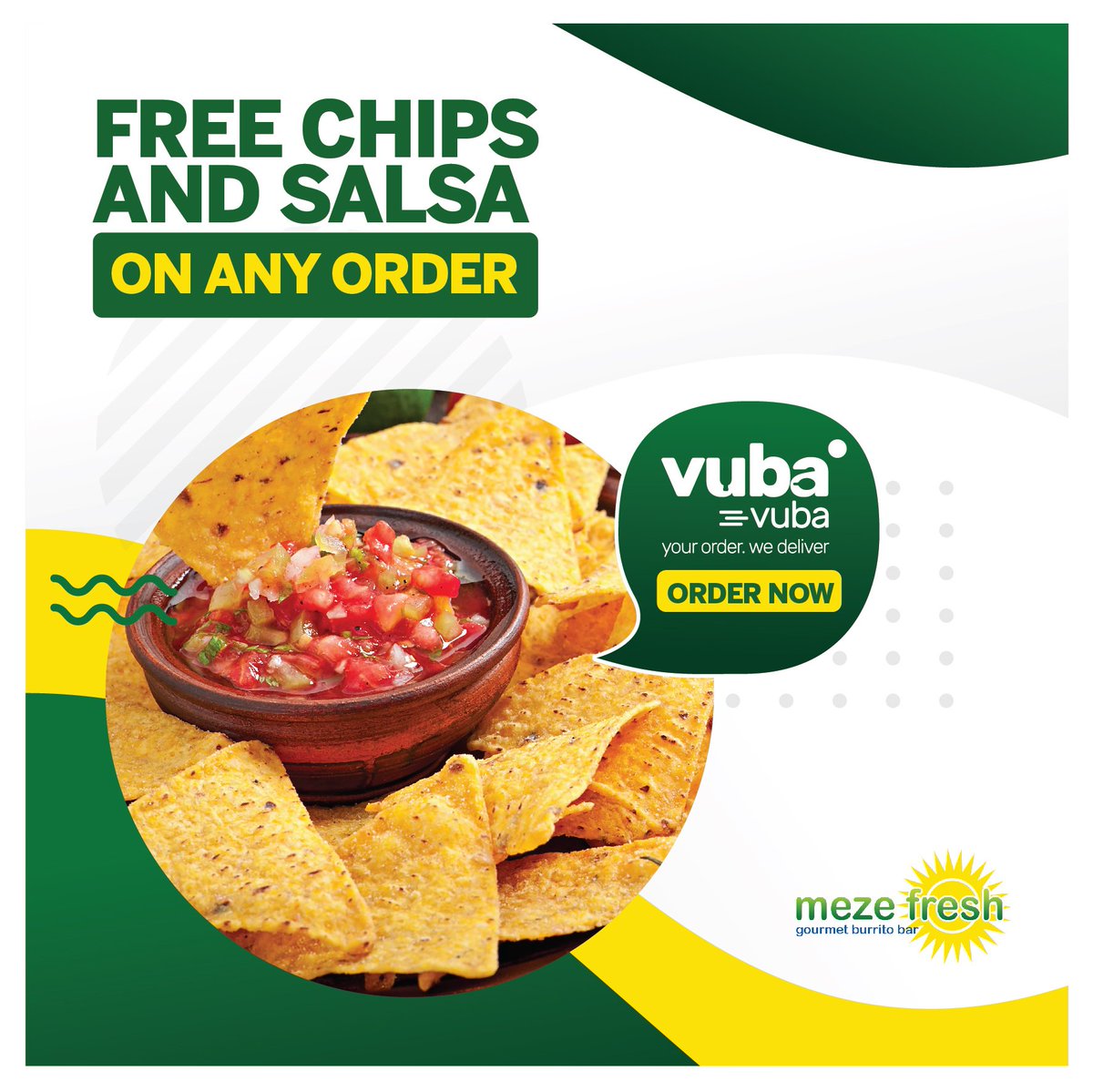 MezeFreshRw's tweet photo. Happy Fridayyyyyy 😉😉😉😉😉

Don't miss our Deal of the day 👇🏿👇🏿👇🏿

FREE Chipssssss &amp; Salsaaaaaaaa

#MezeFresh🌮🥙🌯🥗 https://t.co/rqn8aJwC8k