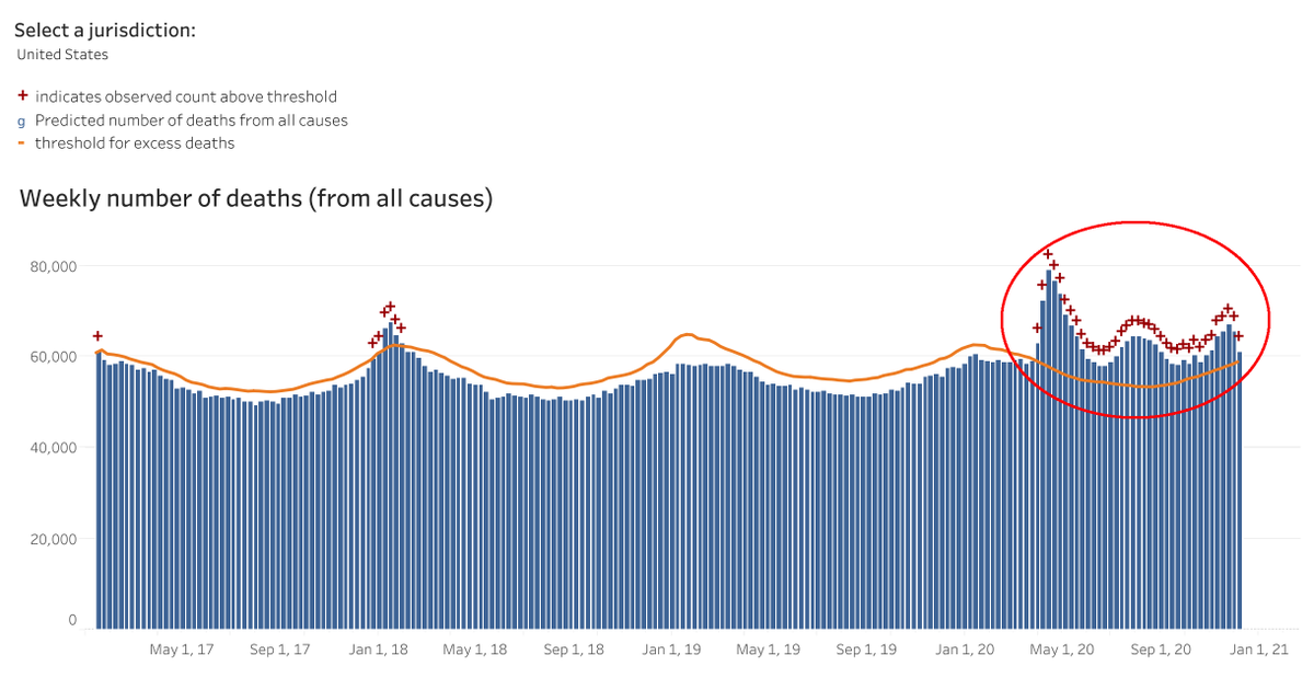Excess Deaths Associated with COVID-19 via CDC http://cdc.gov/nchs/nvss/vsrr/covid19/excess_deaths.htm
