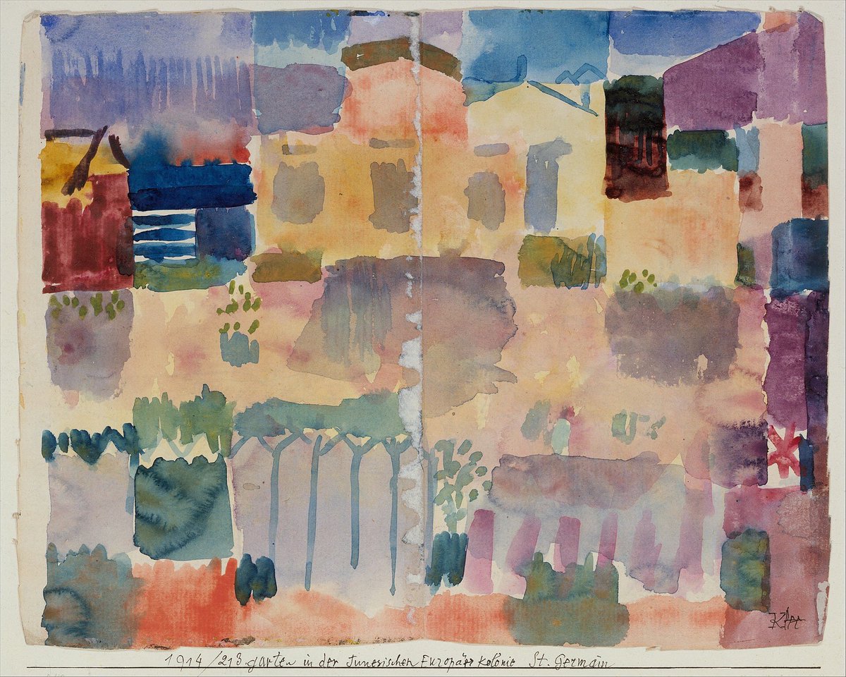 Paul Klee, Tunisia, April 1914