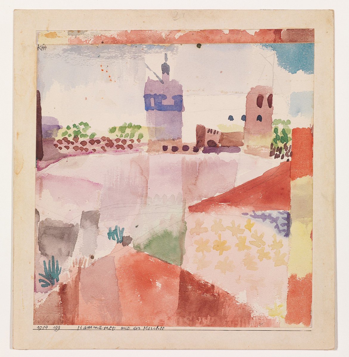 Paul Klee, Tunisia, April 1914