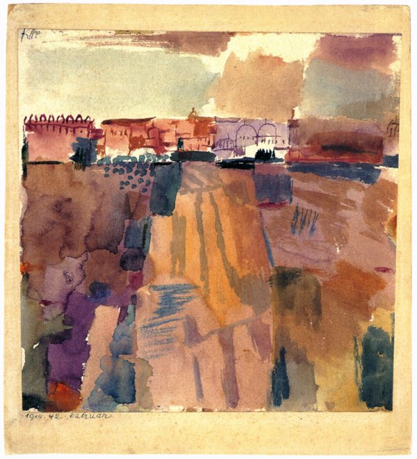 Paul Klee, Tunisia, April 1914