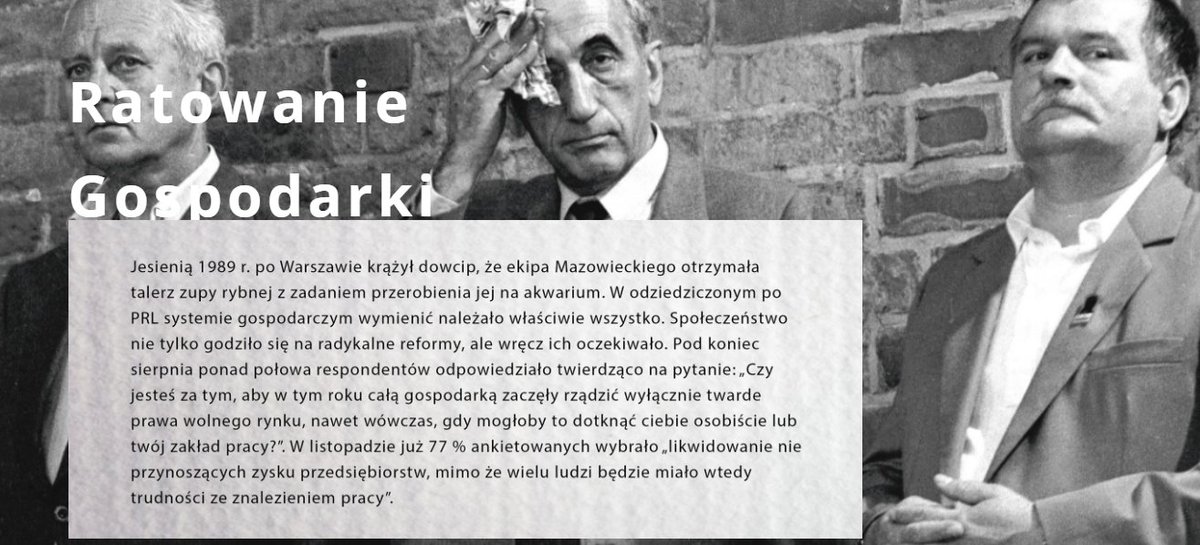 FundacjaFOR's tweet photo. Wczoraj skupiliśmy się na skutkach gospodarczych planu Balcerowicza, dziś pora na krótką lekcję historii. 😉

Jak to wszystko się zaczęło? Jaki był stan polskiej gospodarki w 1989 roku? 

Koniecznie odwiedźcie nasze wirtualne #Muzeum1989! 
https://t.co/gwAT1j8zZR https://t.co/yiIG2a6DvB