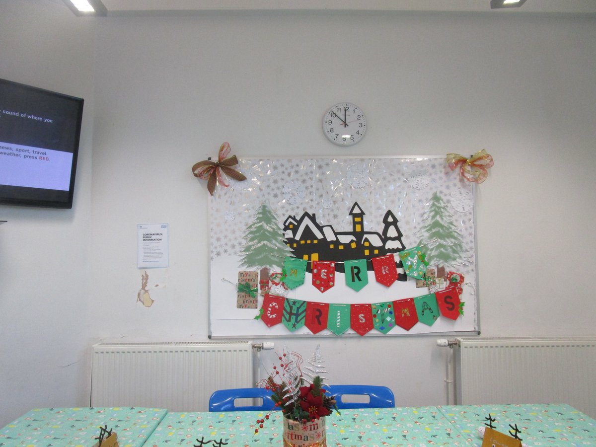AbbeyView_Schoo's tweet photo. Yesterday was the annual Christmas Student lunch here at Abbey View. A huge well done to Mary, who was helped by Matt and Nici for preparing a wonderful 3 course dinner for all staff and students. Happy Christmas! https://t.co/cmY7KTFBHw