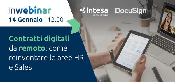 Lo #Smartworking sembra essere una realtà concreta nel futuro di molte aziende: ma come garantire l’operatività a tutti i dipendenti? Partecipa al #webinar di @Intesaibm del 14/01 h 12 ibm.biz/RemoteSign_Int… e scopri come reinventare le aree #HR e #Sales #Contratti #digitali