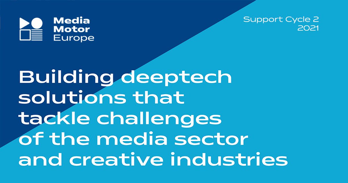 We have a brand new shiny portfolio for you to check out! 🎆 21 pages full with the top deeptech innovators who are revolutionising the media industry!

Read, repeat and get in touch if you are interested in investing or creating a corporate partnership 👉 mediamotoreurope.eu/wp-content/upl…