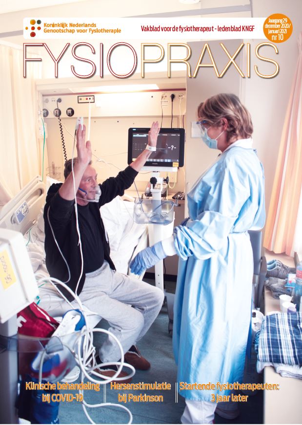FysioPraxis december 2020 - januari 2021
De klinische ervaringen van behandeling van ziekenhuispatiënten met COVID-19, Deep Brain Stimulation bij patiënten met Parkinson, multidisciplinaire consultkaart knieartrose, achilles tendinopathie. kngf.nl/fysiopraxis   #fysiopraxis