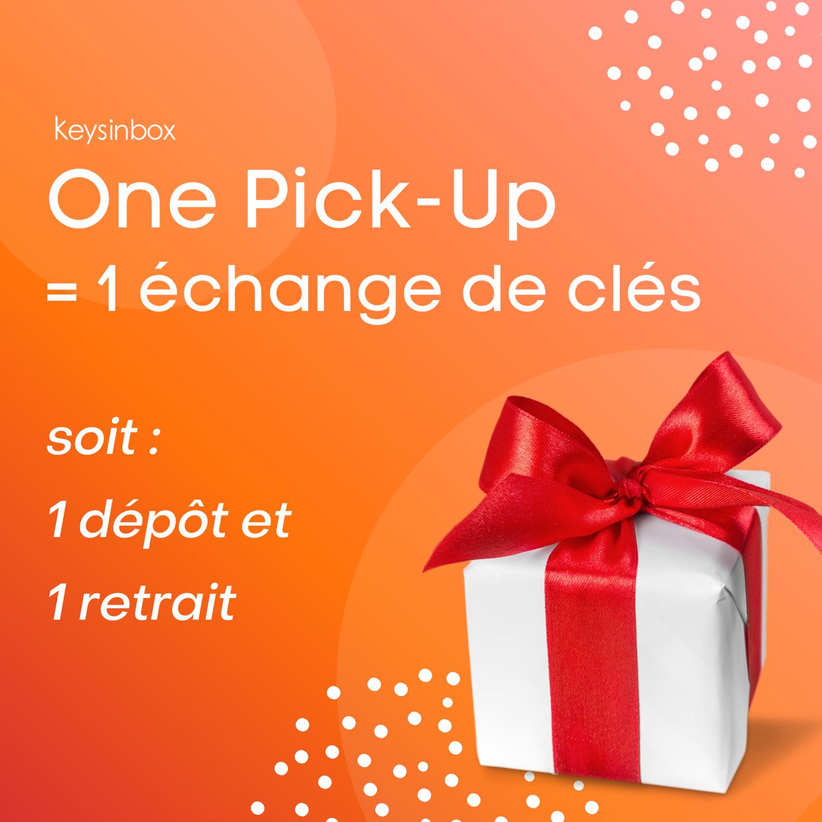 keysinbox's tweet photo. ✨ONE PICK-UP✨
La formule spécialement conçue pour un échange de clé unique : UN DÉPÔT et UN RETRAIT !💡
Pas d’engagement, parfait pour les échanges simultanés 👍🏼 Quand vous en avez besoin ! 
Une formule utile pour transmettre des clés pendant ces vacances de Noël 🎄 
#keysinbox https://t.co/rcBQ79a6E8