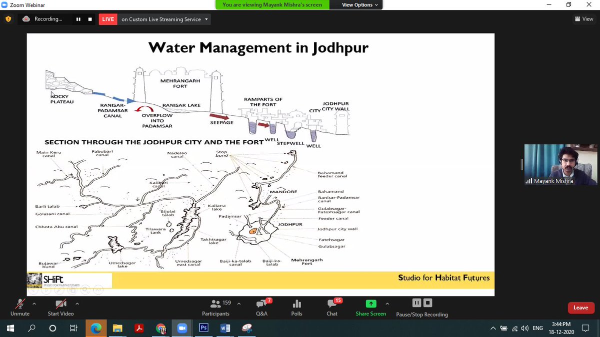 school_waterCSE's tweet photo. What is an #environmentallysensitive Campus? @MayankMishra of @SHiFt presented the #unique #masterplan of @IITJodhpur that conceptualizes the working of the campus as an #interlocking, #IntegralNetwork of #ComplexDynamicSystems, like the metabolism of a #livingorganism. @CSEINDIA https://t.co/lRRumHwnyv
