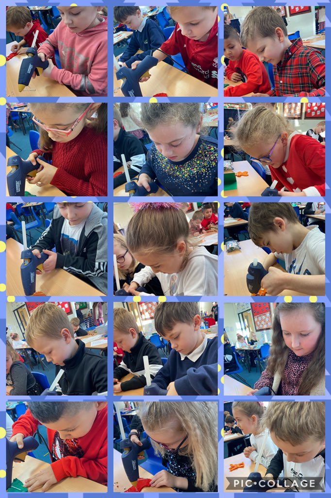 BarntonMissS's tweet photo. Yeahy- We finished our designs by glue gunning the embellishments. Shhhhh - The final products will remain a secret! @BarntonMrsL https://t.co/3z9Yy7L8TR