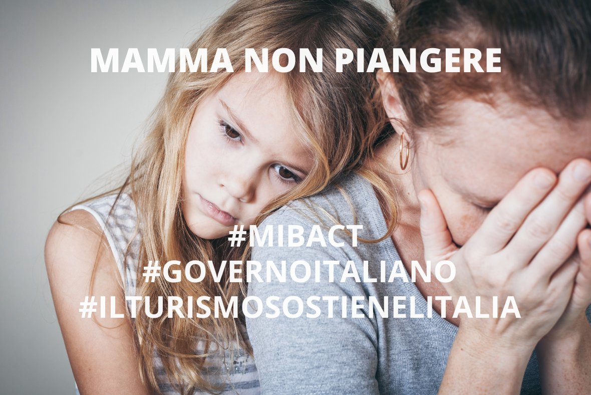 agenziediviaggi's tweet photo. Carissimo @_MiBACT mia madre sta piangendo.

Sono anche mamme gli agenti di viaggio, se veramente è un auto inviatelo ora, Durc, Tasse, Burocrazia, Tecnicismi, non asciugano le lacrime.

@GiuseppeConteIT @dariofrance @MEF_GOV 
@NicolaPorro @rete4 @redazioneiene @PiazzapulitaLA7 https://t.co/HUkzFtnaEK