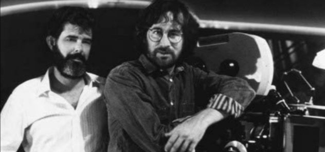 Happy 74th Birthday, Steven Spielberg! Seen here on set with George Lucas! 