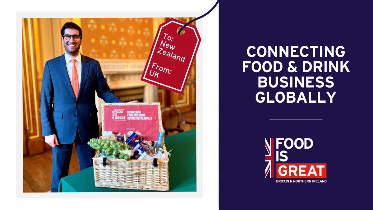 GBfoodprogramme's tweet photo. Great to see our hampers being used to connect #foodanddrink businesses globally 🌍

We hope 2021 will continue to be a prosperous year for the Food and Drink businesses in our region 👍

#FoodisGREAT #ExportingisGREAT https://t.co/c0aKsn5tVo