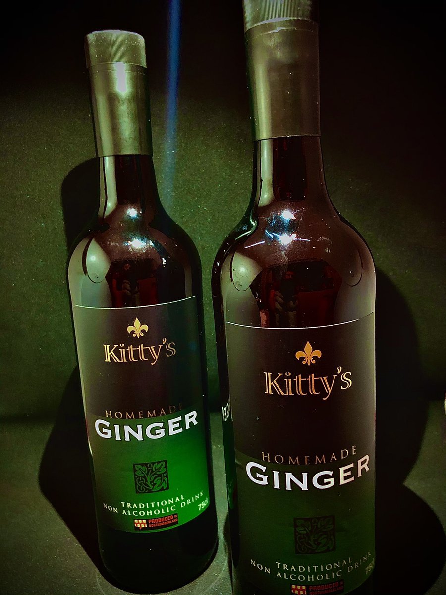 Fancy A local tipple of (no alcohol ) the famous <a href="/kittygingerwine/">Kitty's Ginger Wine</a> on sale now shop.graingerdelivery.com/collections/ba…