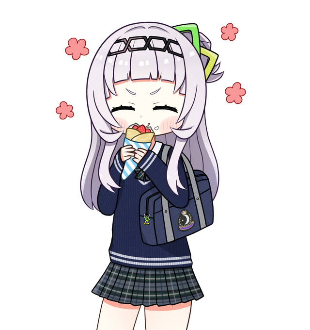 帰り道、クレープを食べているところを目撃されてしまうJKシオンちゃん?

#シオンの書物 