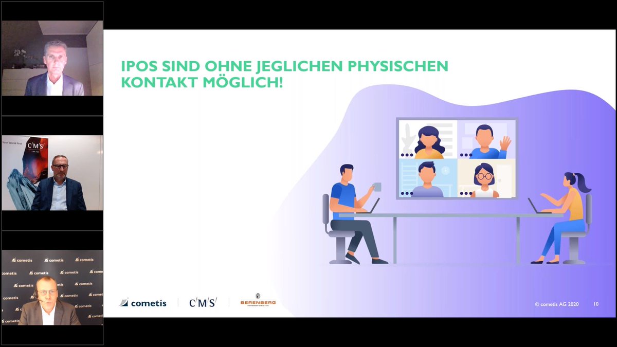 cometis_AG's tweet photo. „Dieses Jahr hat uns gelehrt, dass #IPOs möglich sind, ganz ohne, dass Menschen sich treffen“, erklärt Henryk Deter, Vorstandsmitglied der #cometis AG. Hier der Download zum #Webinar: "IPOs 2020: Lessons Learned mit #Berenberg & #CMS: https://t.co/vivZS7YTLK #virtualIPO #IR https://t.co/2praYDDLjx